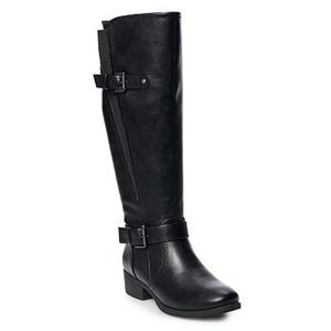 Croft & Barrow Black Riding Boots - Worn once - Wide Calf